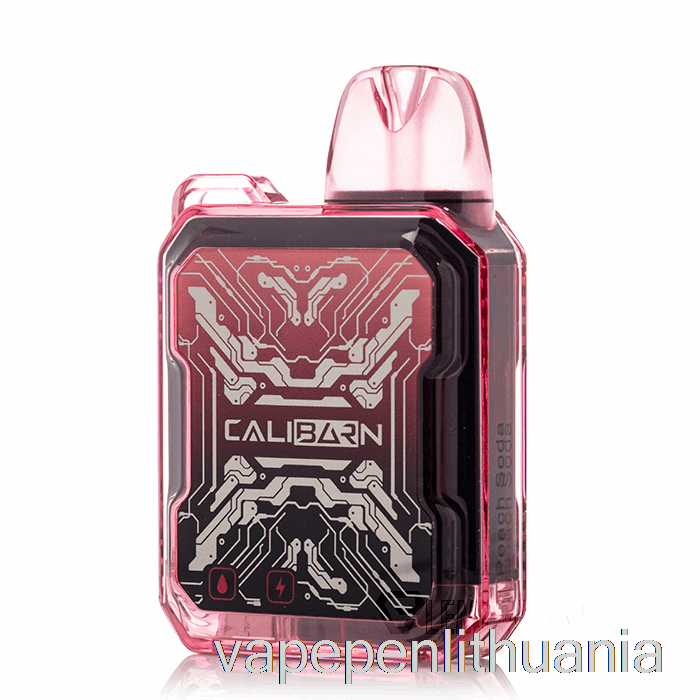 Uwell Caliburn Bar B6000 Vienkartinis Persikų Soda Vape Skystis